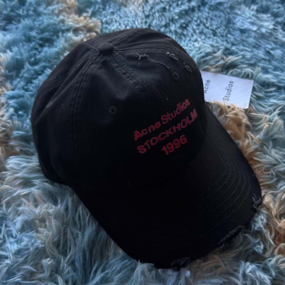 Acne Studios Stockholm 1996 Logo Cap Black